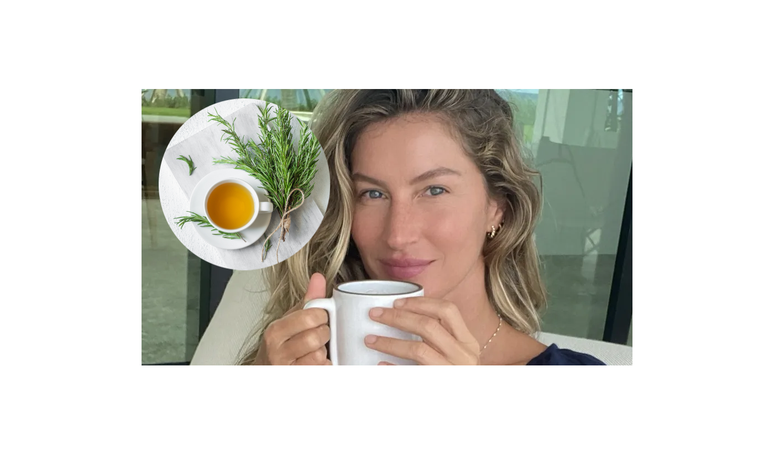 Alecrim na dieta de Gisele B&uuml;ndchen: em casa, fa&ccedil;a o ch&aacute; da erva que melhora a digest&atilde;o, promove o crescimento capilar e mais.