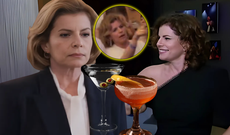 Nem Martini, nem Cosmopolitan: em 2016, D&eacute;bora Bloch revelou seu drink favorito na TV e a resposta deixaria Odete Roitman furiosa.