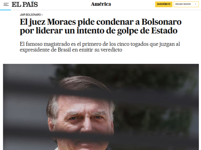 Imprensa internacional repercute 3º dia de julgamento da trama golpista