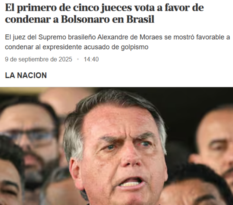 Imprensa internacional repercute 3º dia de julgamento da trama golpista