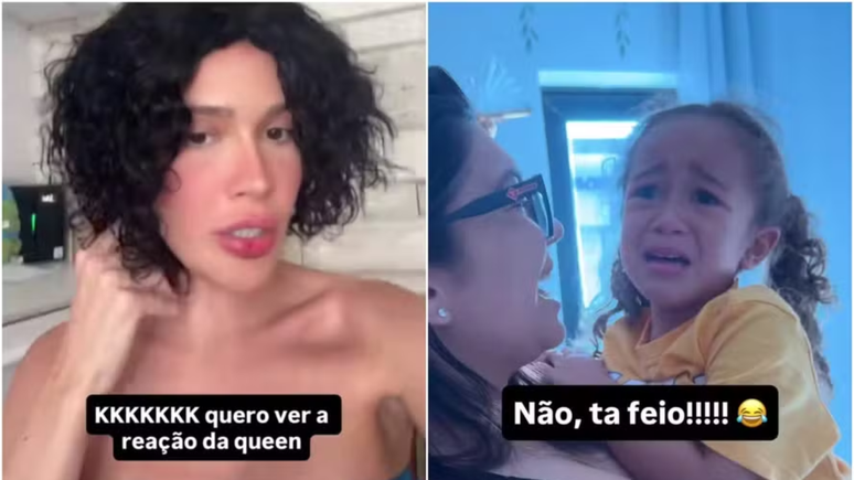 Karoline Lima prepares her daughter and the reaction of the silk child Internet