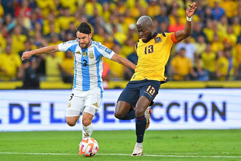 Enner Valencia marcou o gol do Equador contra a Argentina –