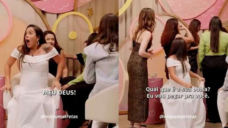 Grávida entra em trabalho de parto em videocast (Reprodução/Divulgação)