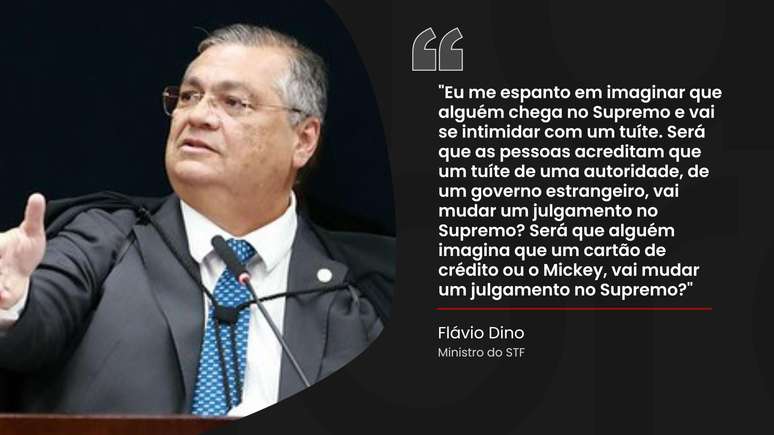 Falas do ministro Fl&aacute;vio Dino