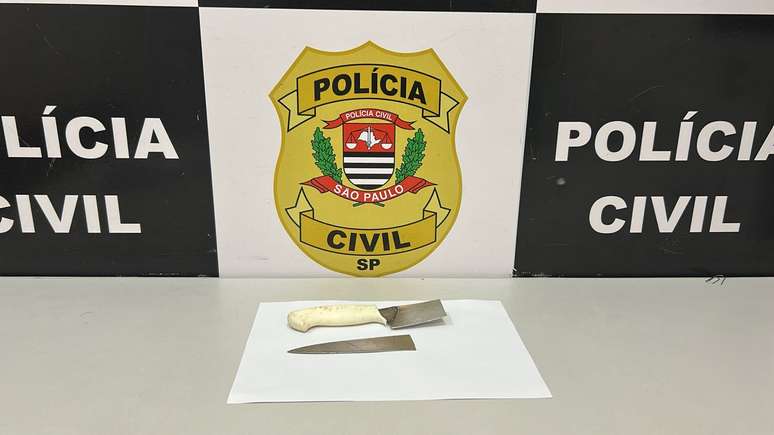 Faca utilizada no crime