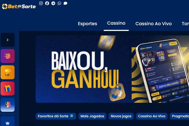 App da Bet da Sorte j&aacute; est&aacute; dispon&iacute;vel para download