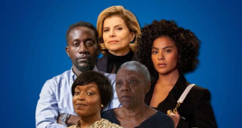 Odete Roitman entre seus cúmplices em 'Vale Tudo': para os racistas, pretos são toleráveis quando representam alguma utilidade