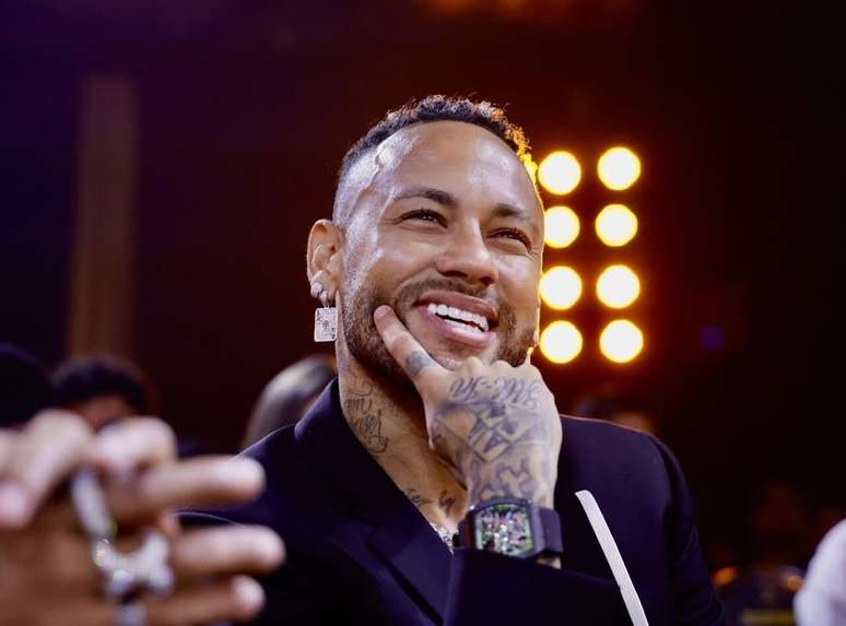 Neymar esteve presente no evento da Kings League Brasil &ndash;