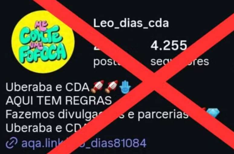 Segundo a polícia, perfil difamava moradores e jovem pedir dinheiro para apagar postagens 