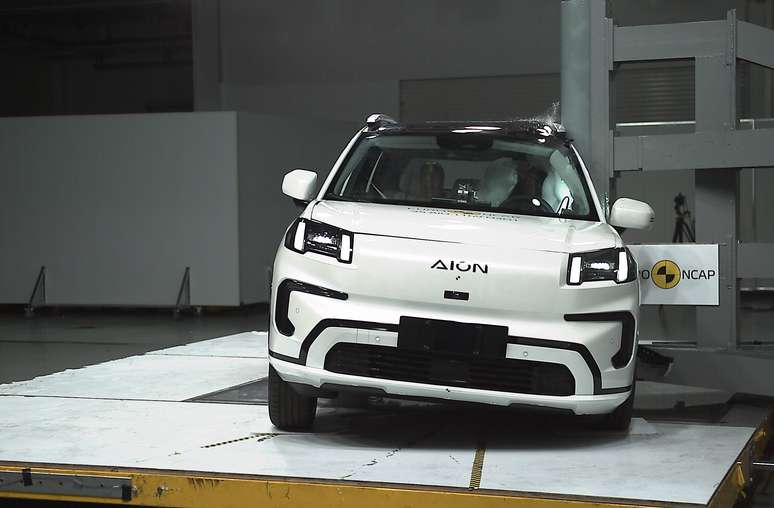 GAC Aion V: 5 estrelas no Euro NCAP