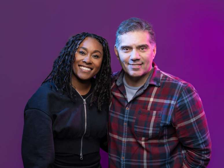 The actress and producer Valeria Silva with the producer and Marcio director Rosario: Union of Forces and Personal Resources to do theater