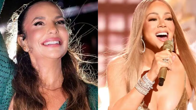 Ivete Sangalo e Mariah Carey