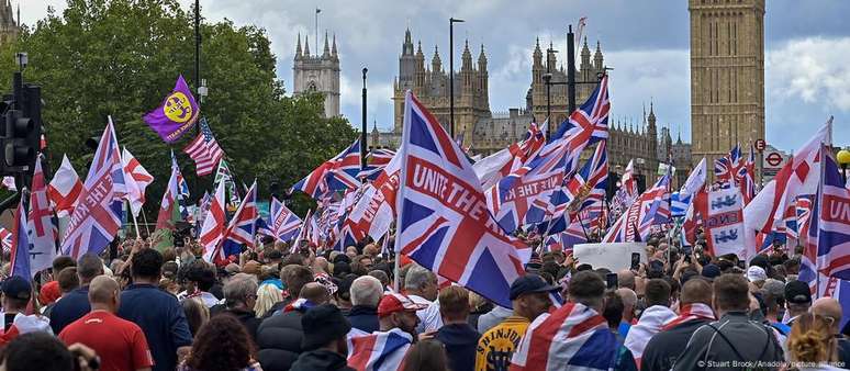 Ultcera collects 110,000 in anti-immigration protest in the United Kingdom