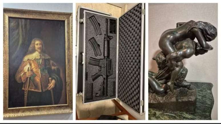 Carros e motos de luxo foram encontrados na casa do 'careca do INSS'.