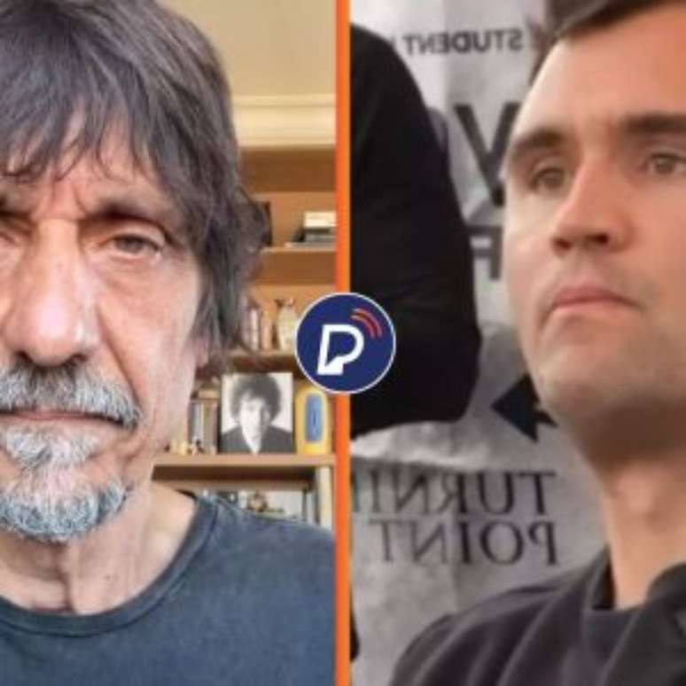 Eduardo Bueno e Charlie Kirk.