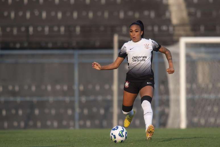 Tha&iacute;s Regina (Corinthians) durante jogo contra o Juventude, no dia 27.03.2025 