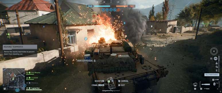 Ve&iacute;culos s&atilde;o importantes para obter vantagem no mapa em larga escala, que acaba tamb&eacute;m sendo moldado por eles