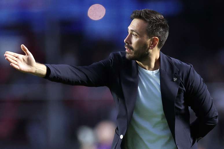 Davide Ancelotti durante a derrota do Botafogo para o S&atilde;o Paulo 