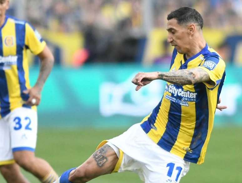 Di Mar&iacute;a &eacute; figura de destaque na volta ao clube de seus amores &ndash;