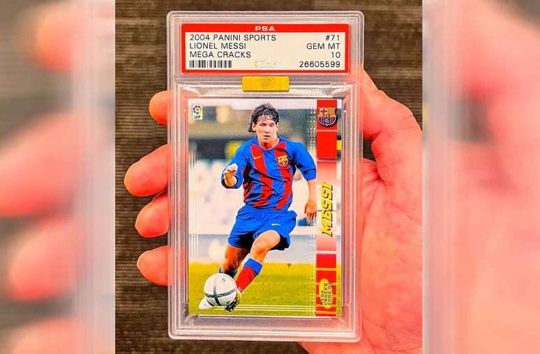 Card raro do &iacute;dolo em seu in&iacute;cio pelo Barcelona &ndash;