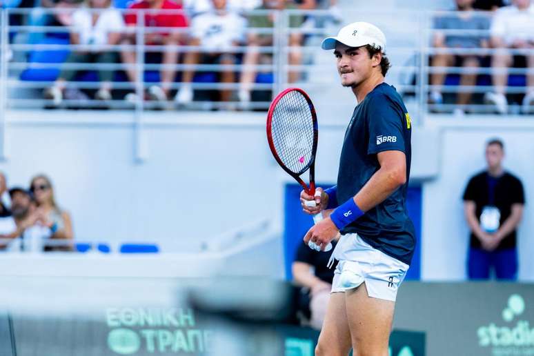 João Fonseca na Copa Davis. 