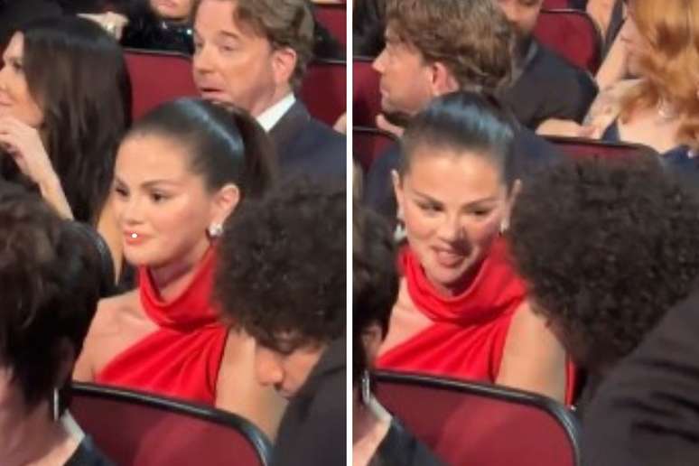 Selena Gomez Gossip with her boyfriend at the 2025