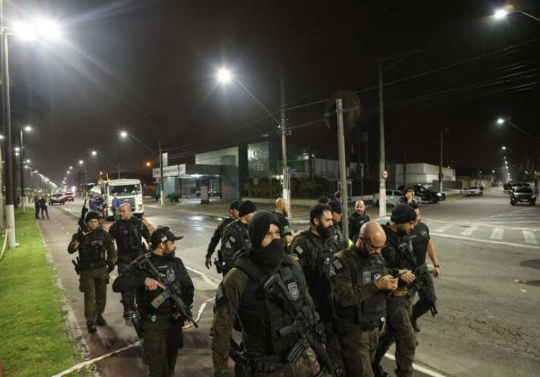 Av. Dr. Roberto de Almeida Vinhas em Praia Grande, baixada santista, onde o ex-delegado Ruy Ferra Fontes, foi morto em emboscada.