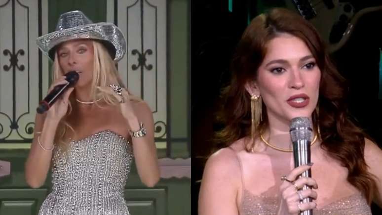 Adriane Galisteu em A Fazenda 17 e Ana Clara no Estrela da Casa (Reprodu&ccedil;&atilde;o/Record/TV Globo)