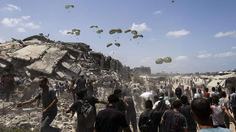 Israel flexibilizou parcialmente o bloqueio total da ajuda em maio.