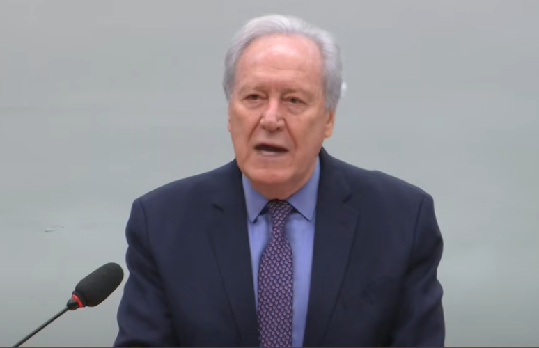 Ministro da Justiça, Ricardo Lewandowski durante sessão que discute PEC da Segurança