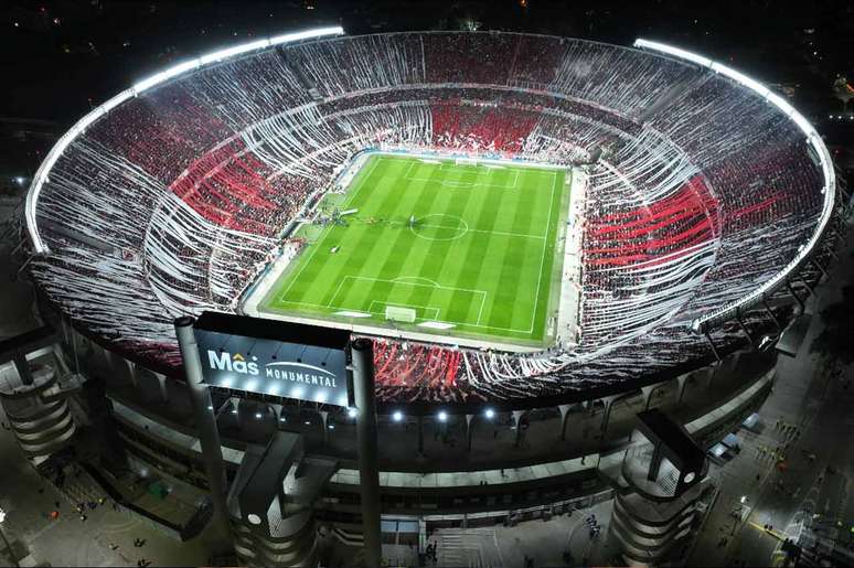 Monumental &eacute; a grande aposta do River para o duelo contra o Palmeiras &ndash;