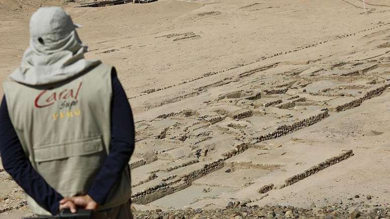 As escavações mostram uma civilização que existiu 3 mil anos atrás