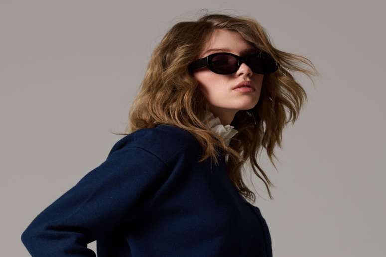 O corte em camadas cria movimento e textura 