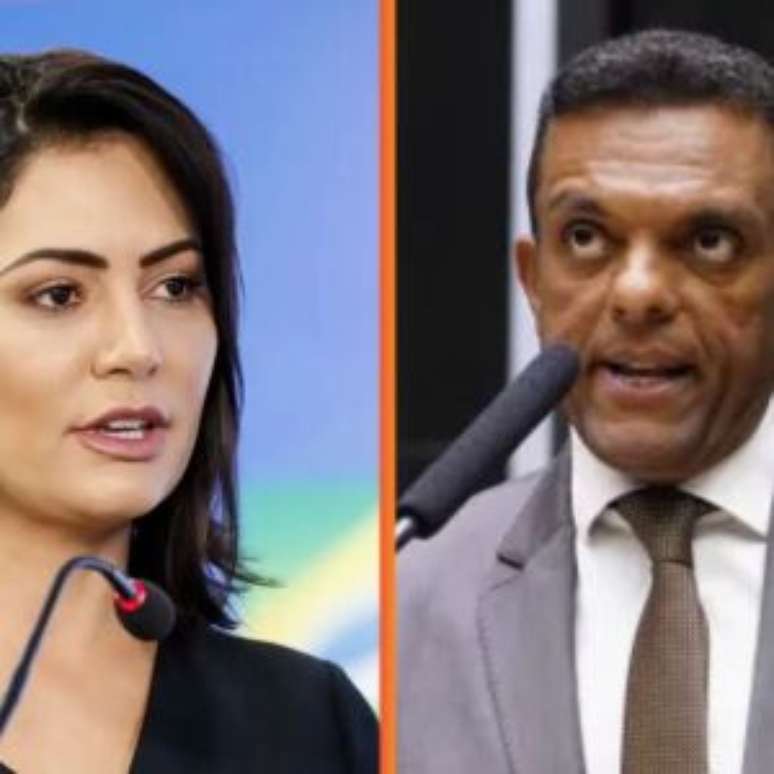 Michelle Bolsonaro e Otoni de Paula.