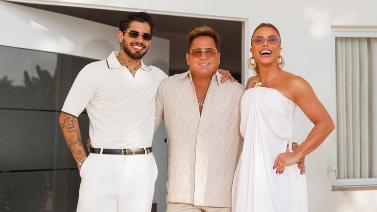 Zé Felipe, Leonardo e Poliana Rocha