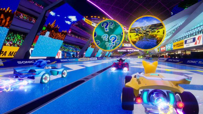 Portais surgem durantes as corridas e levam os jogadores para outras dimens&otilde;es