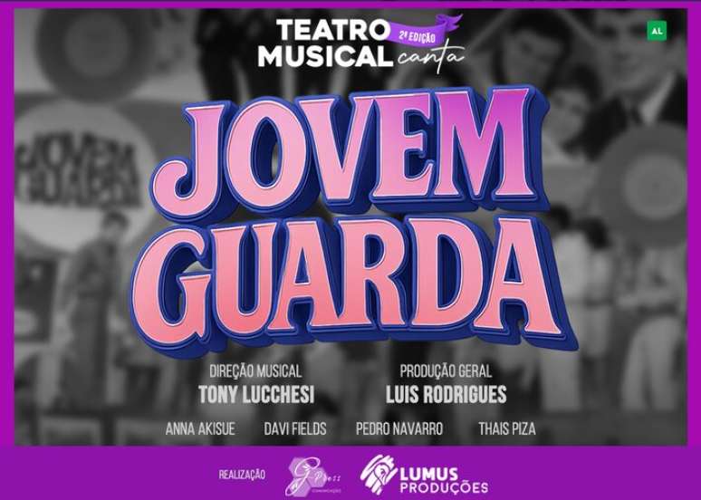 Projeto 'Teatro Musical Canta' apresenta homenagem &agrave; Jovem Guarda