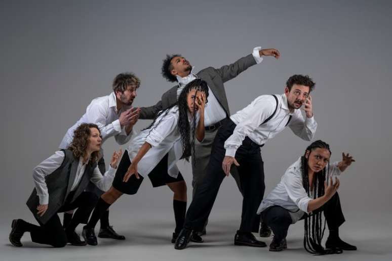 B&aacute;rbara Arakaki, Bruno Louren&ccedil;o, Felipe Ramos, Lilian Regina, Mariana Leme e Rafael Pimenta estrelam o espet&aacute;culo 'Seis Atores em Busca de S&eacute;rgio Cardoso'