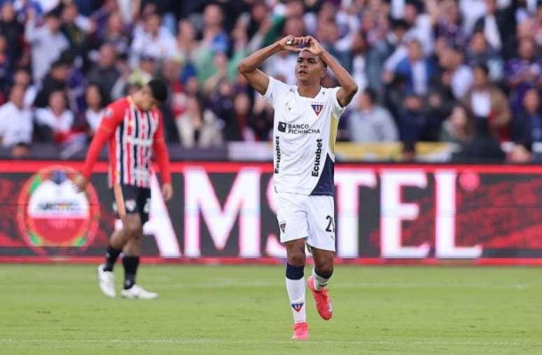 Bryan Ramírez abriu o placar para a LDU –