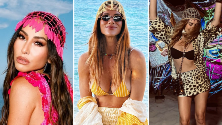 Sabrina Sato, Giovanna Ewbank e Fernanda Paes Leme (Fotos: Instagram/Reprodu&ccedil;&atilde;o)