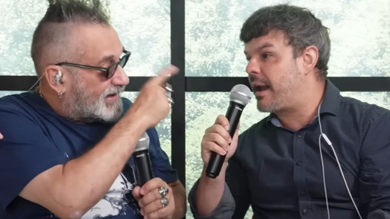 &nbsp;AO VIVO! Jornalista bate boca com cr&iacute;tico e quase partem para a agress&atilde;o durante programa