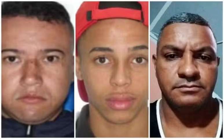 Felipe Avelino da Silva, Fl&aacute;vio Henrique Ferreira de Souza e Luis Antonio Rodrigues de Miranda
