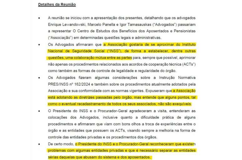 Em reuni&atilde;o com c&uacute;pula do INSS, representantes de entidade de aposentados disseram que buscam aproxima&ccedil;&atilde;o com o &oacute;rg&atilde;o federal para 'colabora&ccedil;&atilde;o m&uacute;tua' 