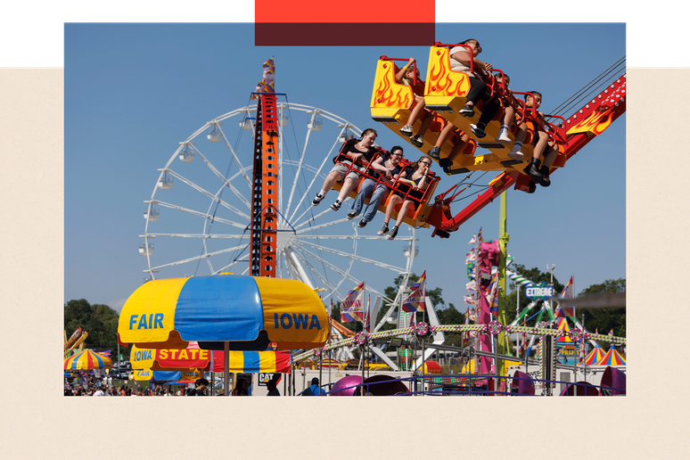 A Feira Estadual de Iowa atrai mais de um milh&atilde;o de visitantes, ao longo dos seus 10 dias de dura&ccedil;&atilde;o