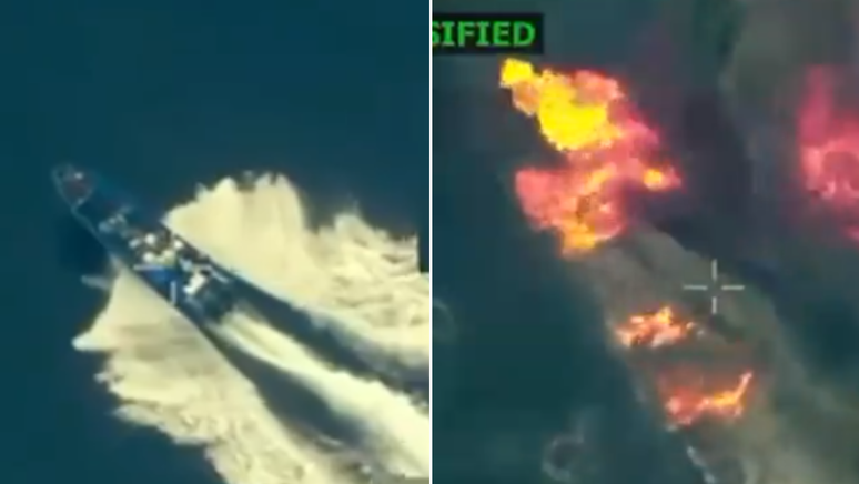 Vídeo da operação foi compartilhado por Donald Trump nas redes sociais