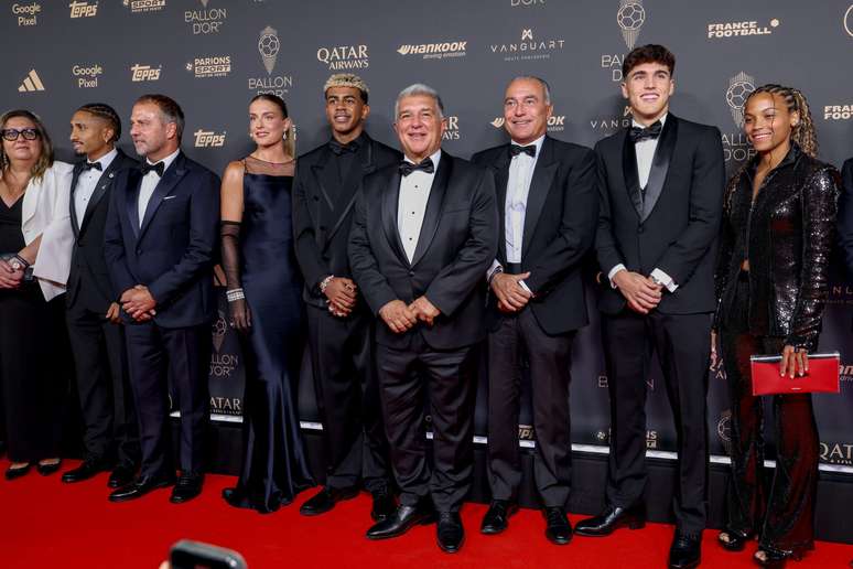 Delega&ccedil;&atilde;o do Barcelona na premia&ccedil;&atilde;o do Bola de Ouro 
