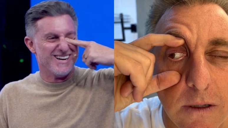 Sunday Luciano Huck has a glance: “I’m seeing only one”
