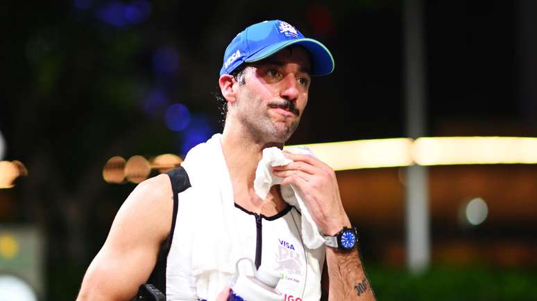 Daniel Ricciardo em sua última corrida na Fórmula 1 em 2024