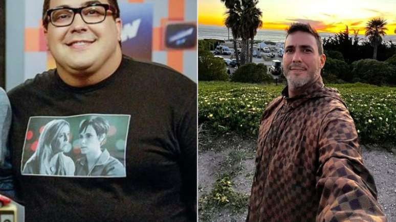 Antes e depois Andr&eacute; Marques &ndash;