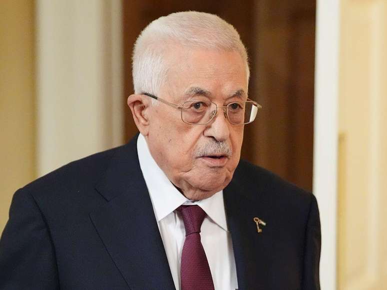 O presidente da Autoridade Palestina, Mahmoud Abbas